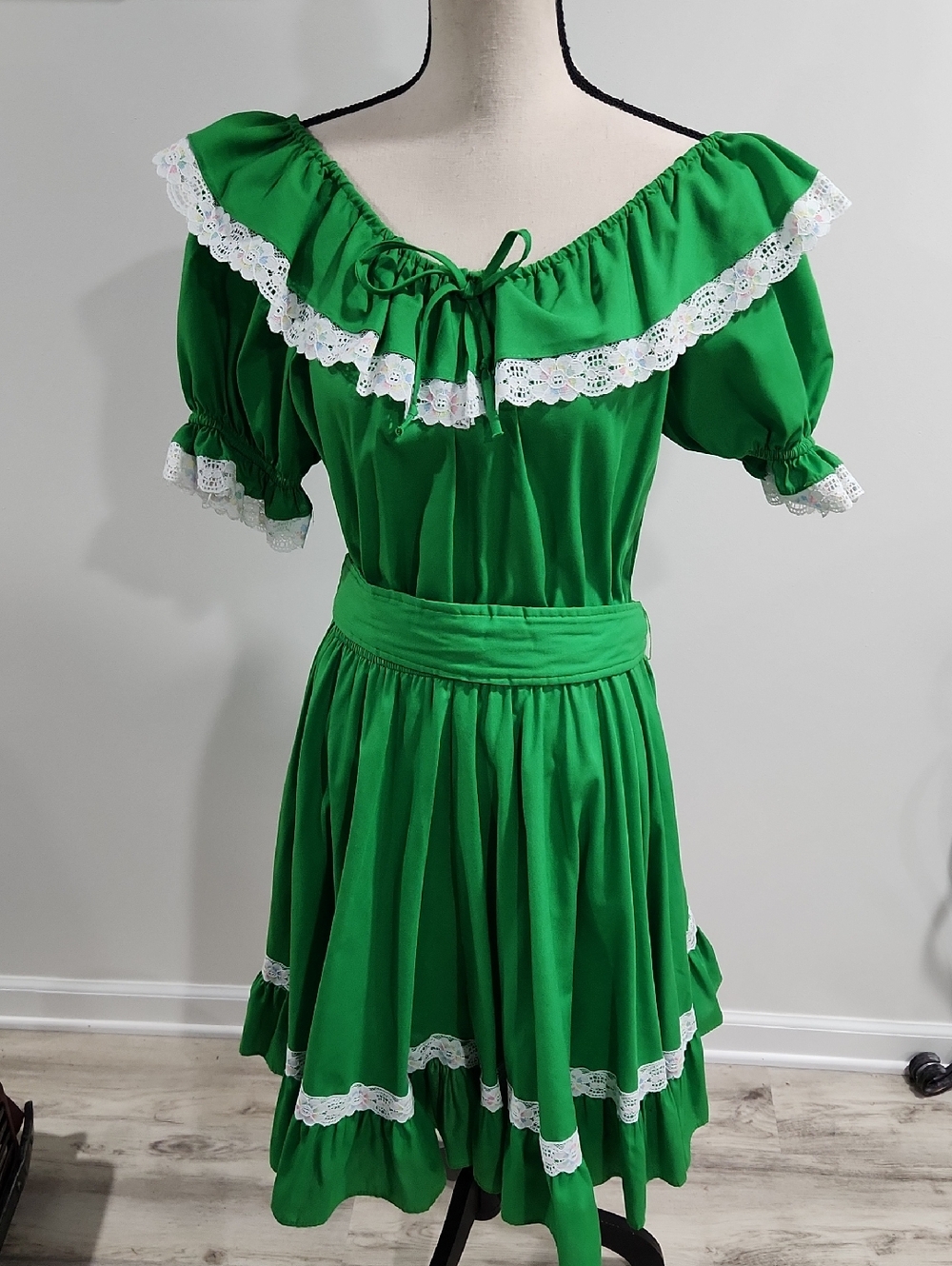 NWOT. Jeri Bee Vintage 80's Square Dance Dress Sz.12  Western/Rockabilly